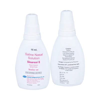 Sinarest S Bottle Of 15ml Nasal Drop/Spray