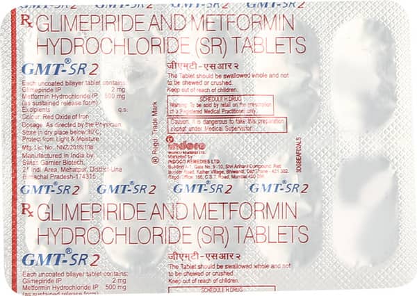Gmt Sr 2Mg Strip Of 10 Tablets