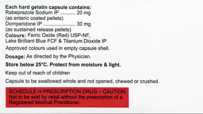 Rabesec Dsr Strip Of 10 Capsules