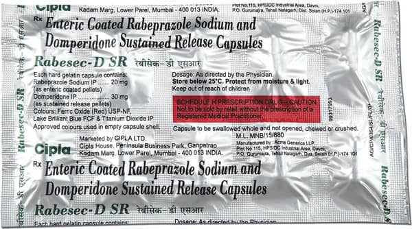 Rabesec Dsr Strip Of 10 Capsules