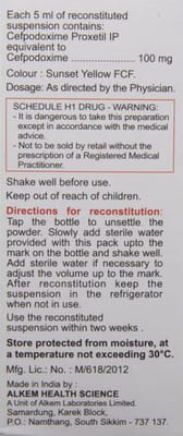 Swich 100mg Orange Flavour Bottle Of 30ml Dry Syrup