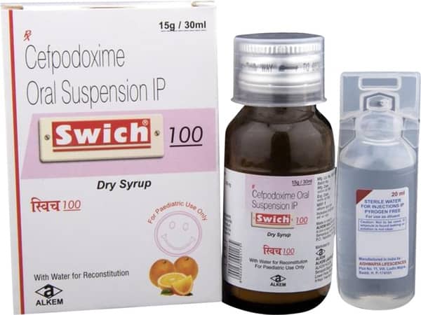 Swich 100 Dry Syrup | Orange Flavour