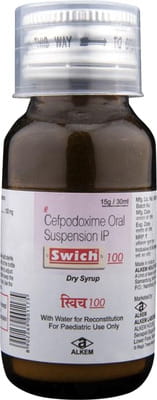 Swich 100mg Orange Flavour Bottle Of 30ml Dry Syrup