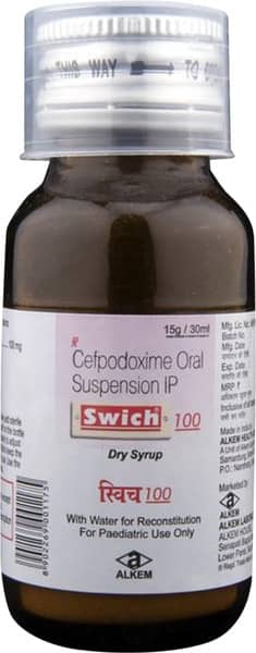 Swich 100 Dry Syrup | Orange Flavour