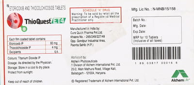 Thioquest Et 4mg Strip Of 10 Tablets