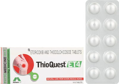 Thioquest Et 4mg Strip Of 10 Tablets