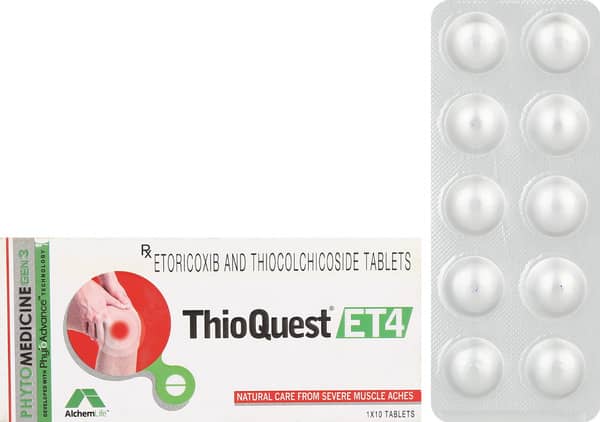 Thioquest Et 4mg Strip Of 10 Tablets
