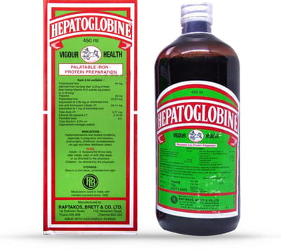 Hepatoglobine Bottle Of 450ml Liquid