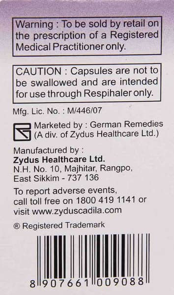 Tioform Bottle Of 15 Respicaps