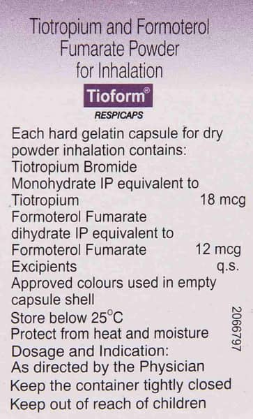 Tioform Bottle Of 15 Respicaps