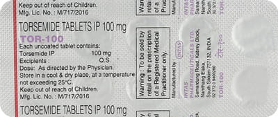 Tor 100mg Strip Of 10 Tablets