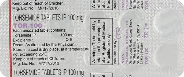 Tor 100Mg Strip Of 10 Tablets
