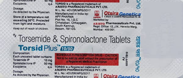 Torsid Plus 10/50 Tablet