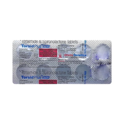 Torsid Plus 20/50mg Strip Of 10 Tablets