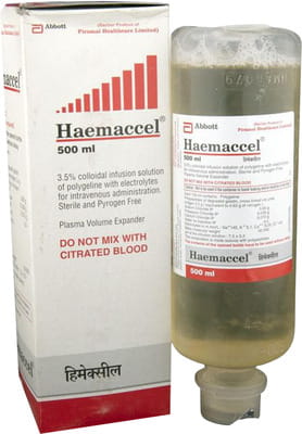 Haemaccel Bottle Of 500ml Solution For Infusion