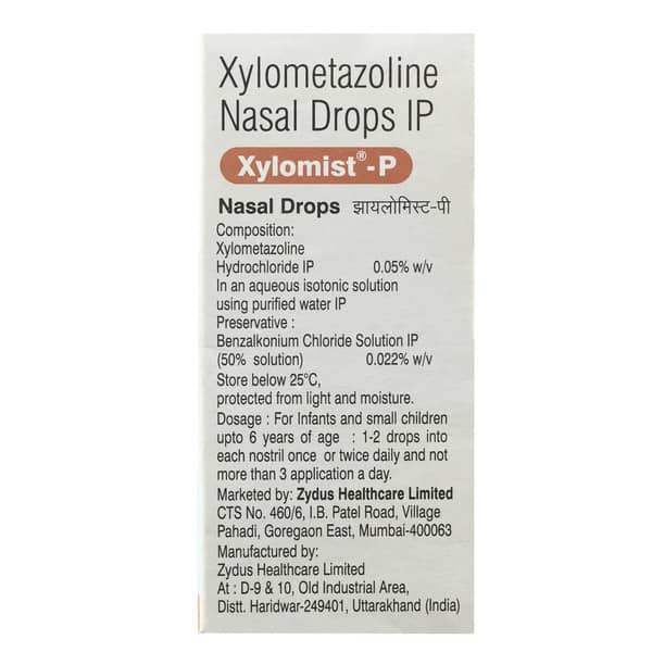 Xylomist P Nasal Drops 10Ml