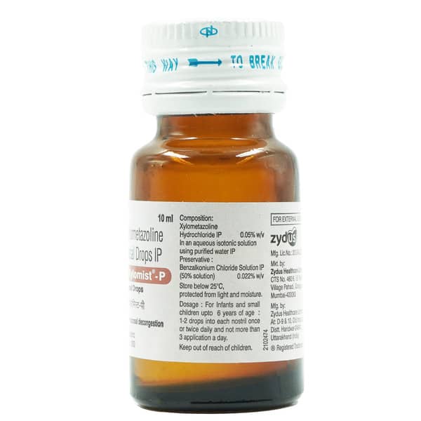Xylomist P Nasal Drops 10Ml