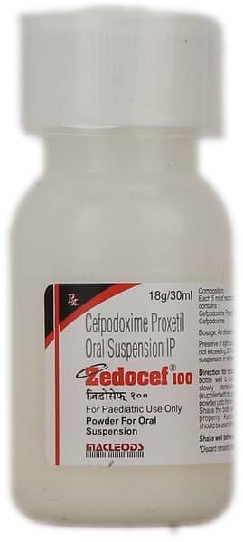Zedocef 100mg Dry Suspension 30ml