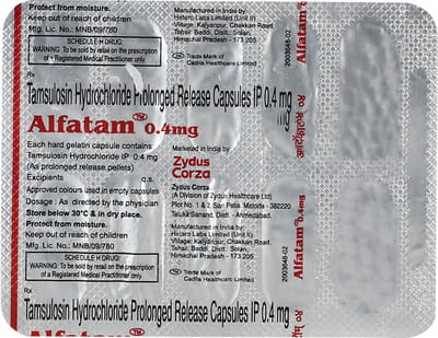 Alfatam 0.4mg Capsule