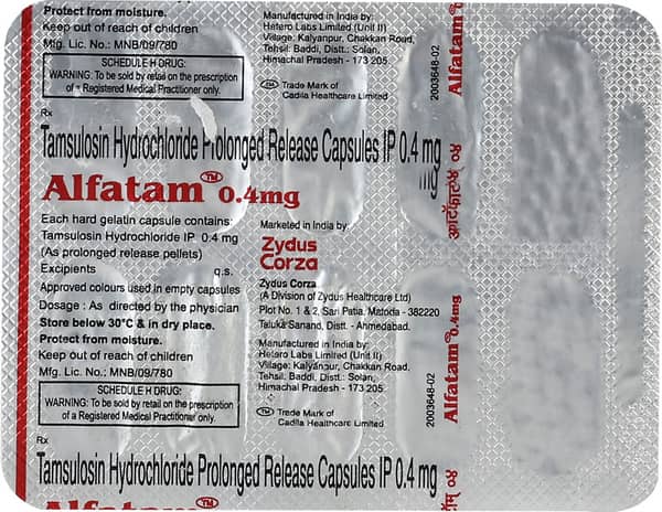 Alfatam 0.4mg Capsule