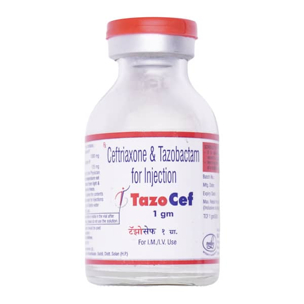 Tazocef 1Gm Injection