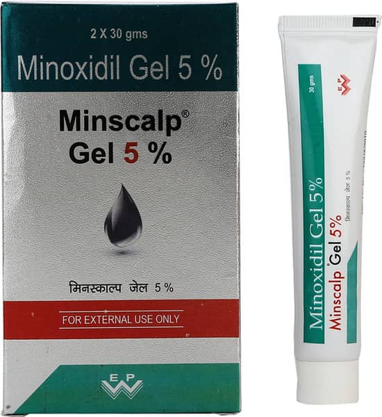 Minscalp 5% Tube Of 30gm Gel (Pack Of 2)