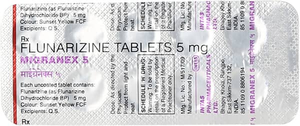 Migranex 5mg Strip Of 10 Tablets