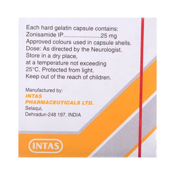 Zonimid 25mg Strip Of 10 Capsules