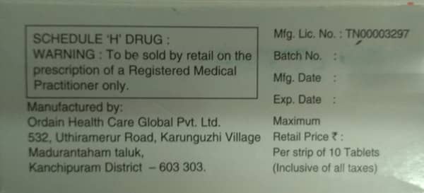 Gabapin Plus 100mg Strip Of 10 Tablets