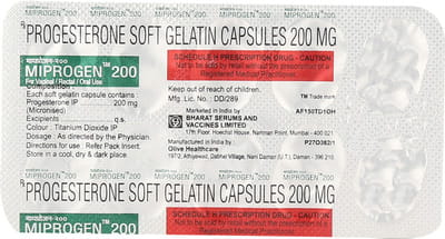 Miprogen 200mg Strip Of 10 Capsules