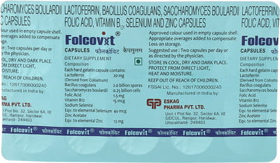 Folcovit Strip Of 10 Capsules