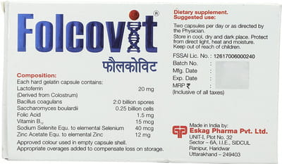 Folcovit Strip Of 10 Capsules