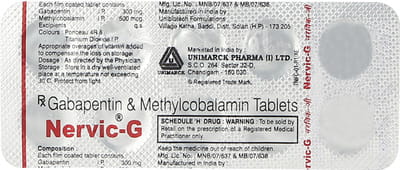Nervic G Strip Of 10 Tablets