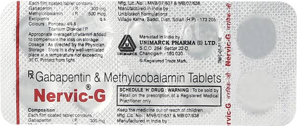 Nervic G Strip Of 10 Tablets