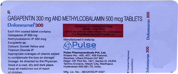 Doloneuron 300mg Strip Of 10 Tablets