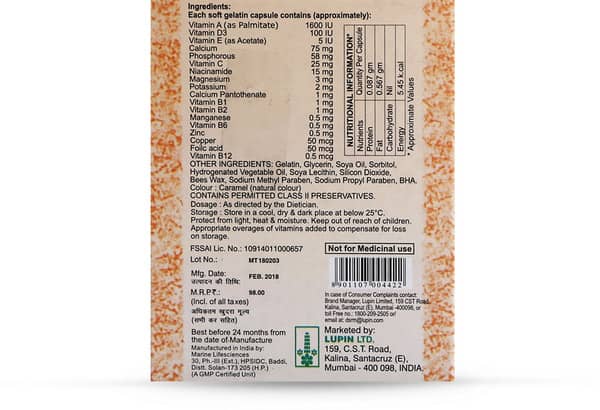 Multirich Strip Of 10 Softgel Capsules