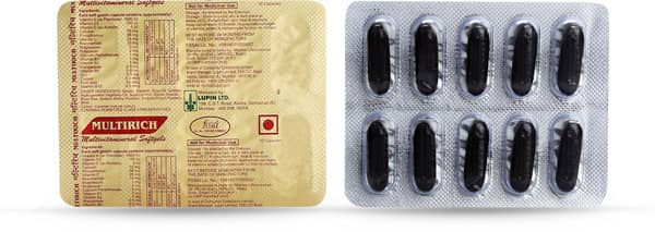 Multirich Strip Of 10 Softgel Capsules