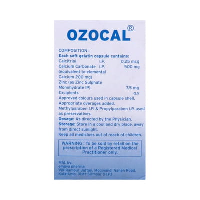 Ozocal Strip Of 10 Capsules
