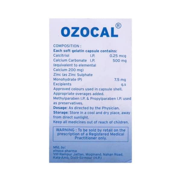Ozocal Strip Of 10 Capsules