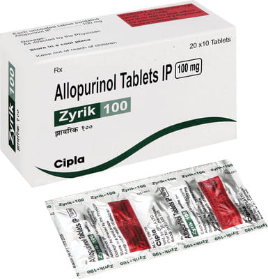 Zyrik 100mg Strip Of 10 Tablets