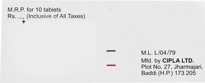 Zyrik 100mg Strip Of 10 Tablets