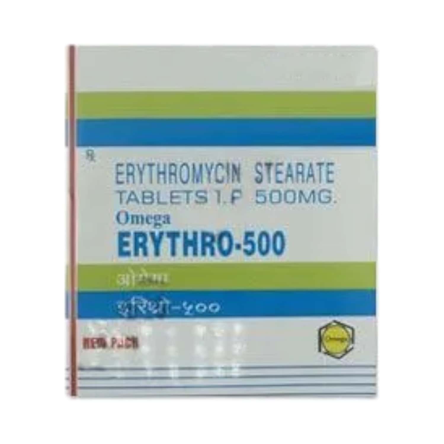 erythro 500mg tablets