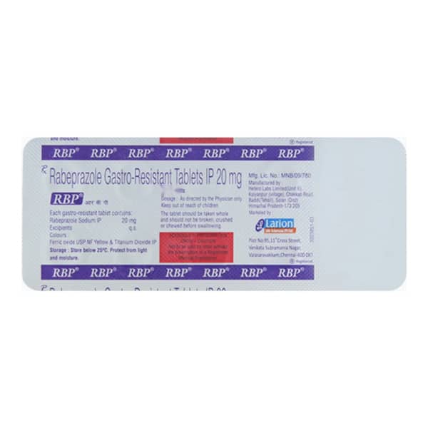 Rbp 20Mg Strip Of 10 Tablets