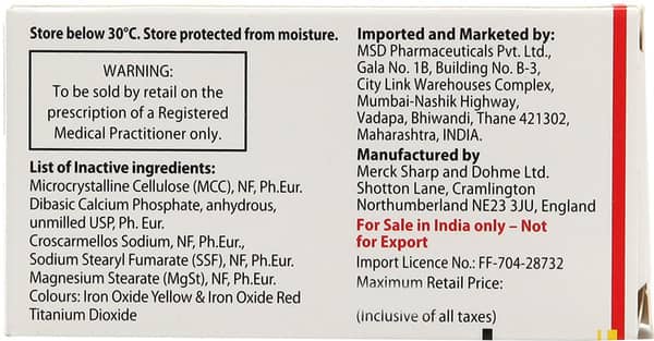 जेनुविया 100एमजी टैबलेट