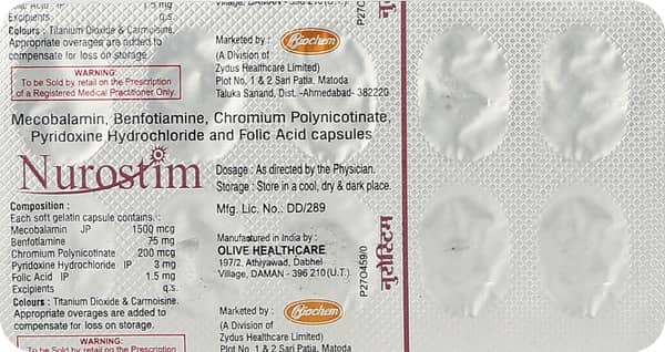 Nurostim Strip Of 10 Capsules