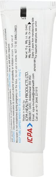 Mucopain 20% Gel 15gm