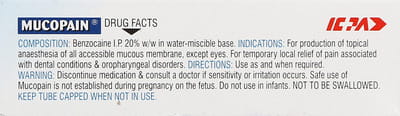 Mucopain 20% Gel 15gm
