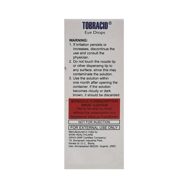 Tobracid Bottle Of 5Ml Eye Drops