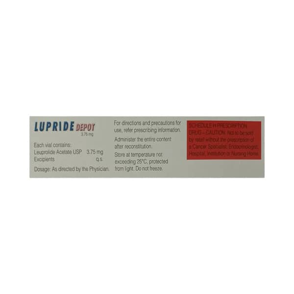 Leuprolide 3.75Mg Injection