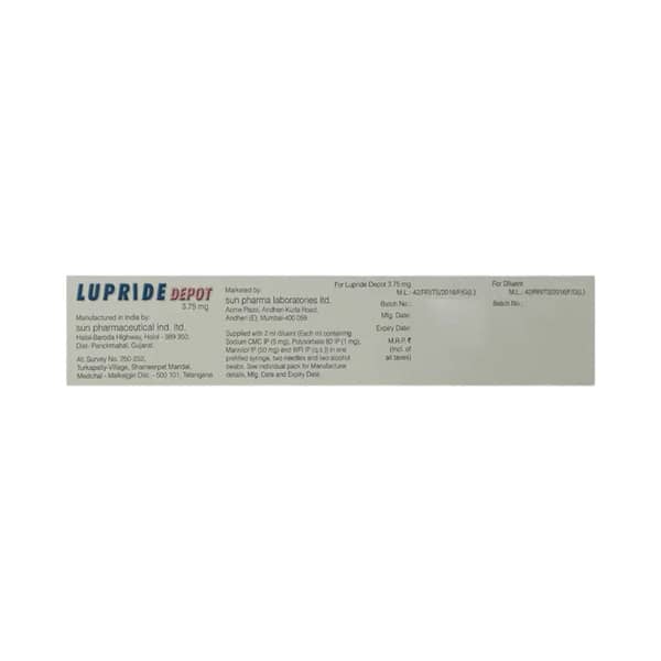 Leuprolide 3.75Mg Injection